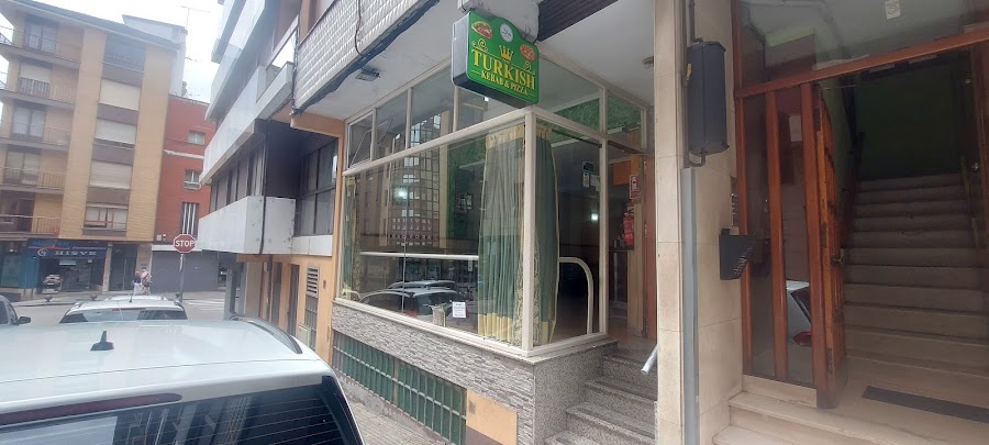 Turkish kebab y pizza